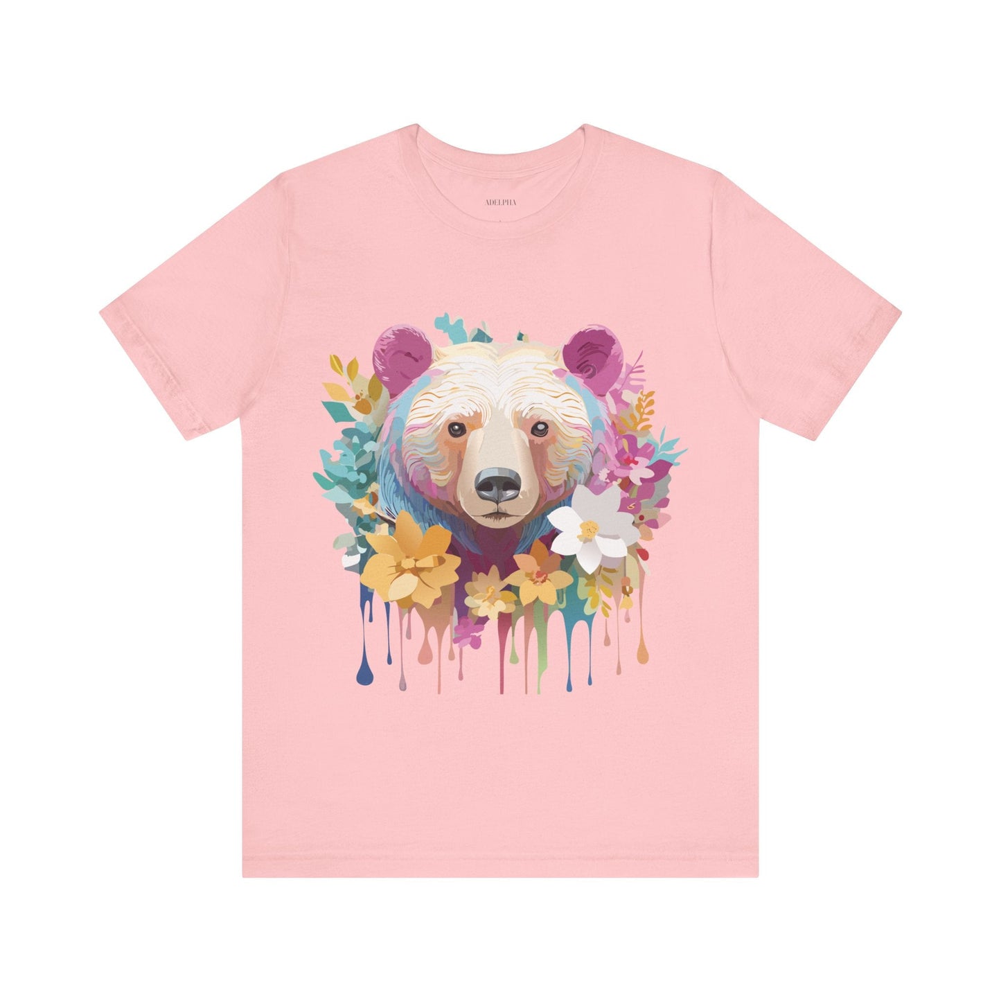 Adelpha Bear Graphic Tee Unisex Short Sleeve Shirt Art Design