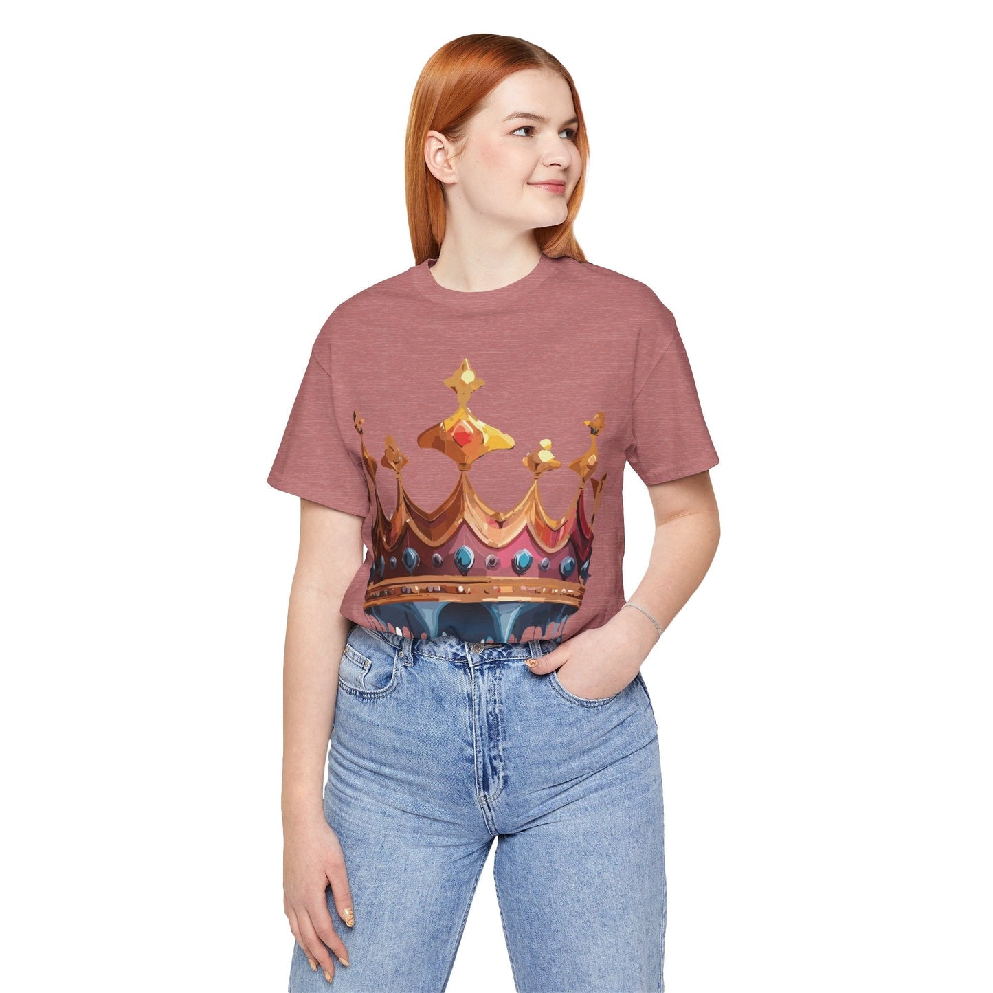 Adelpha Crown Graphic Tee Unisex Short Sleeve Jersey Art Shirt Vintage Inspired