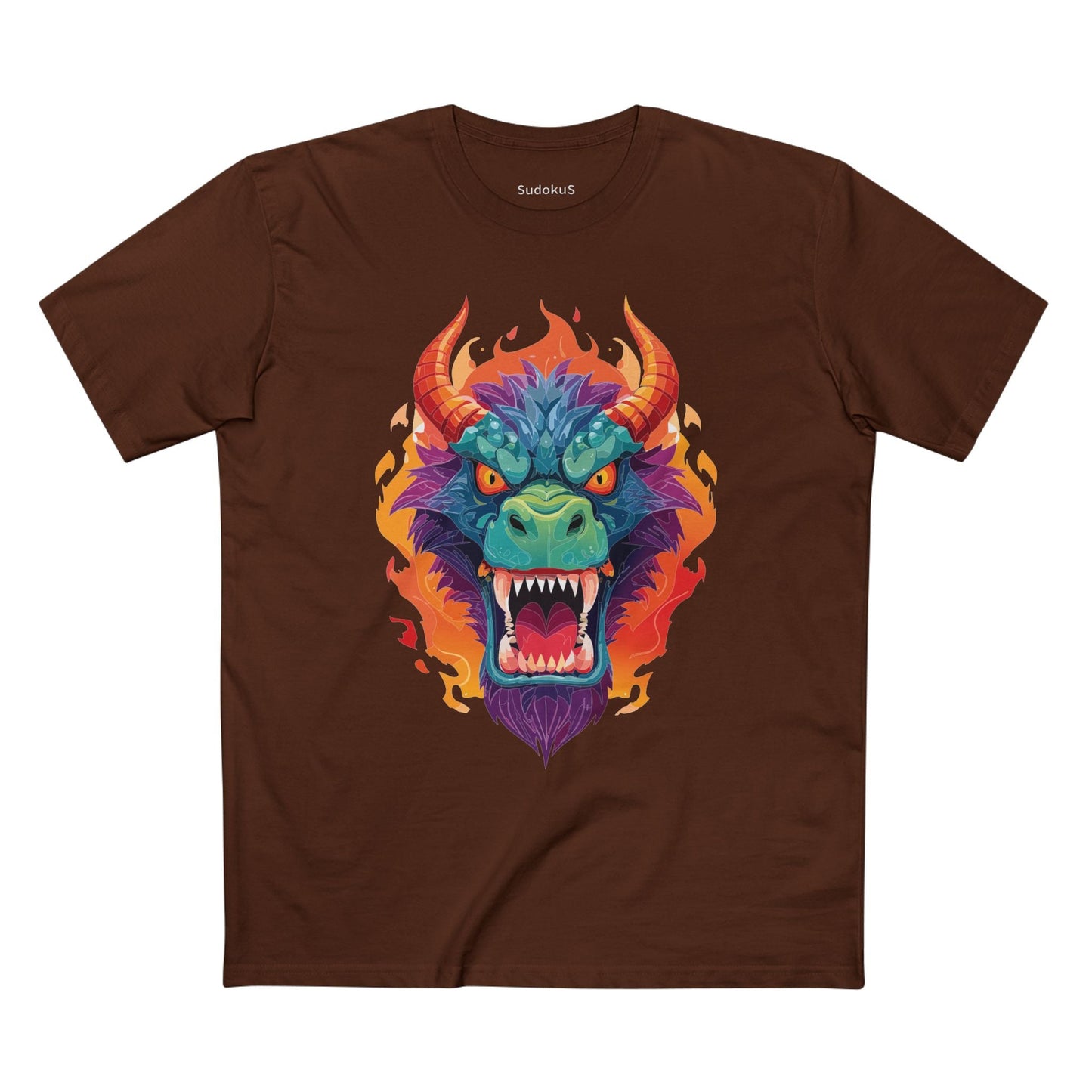 Cartoon Monsters Graphic Unisex 100 Cotton Staple Tee 13