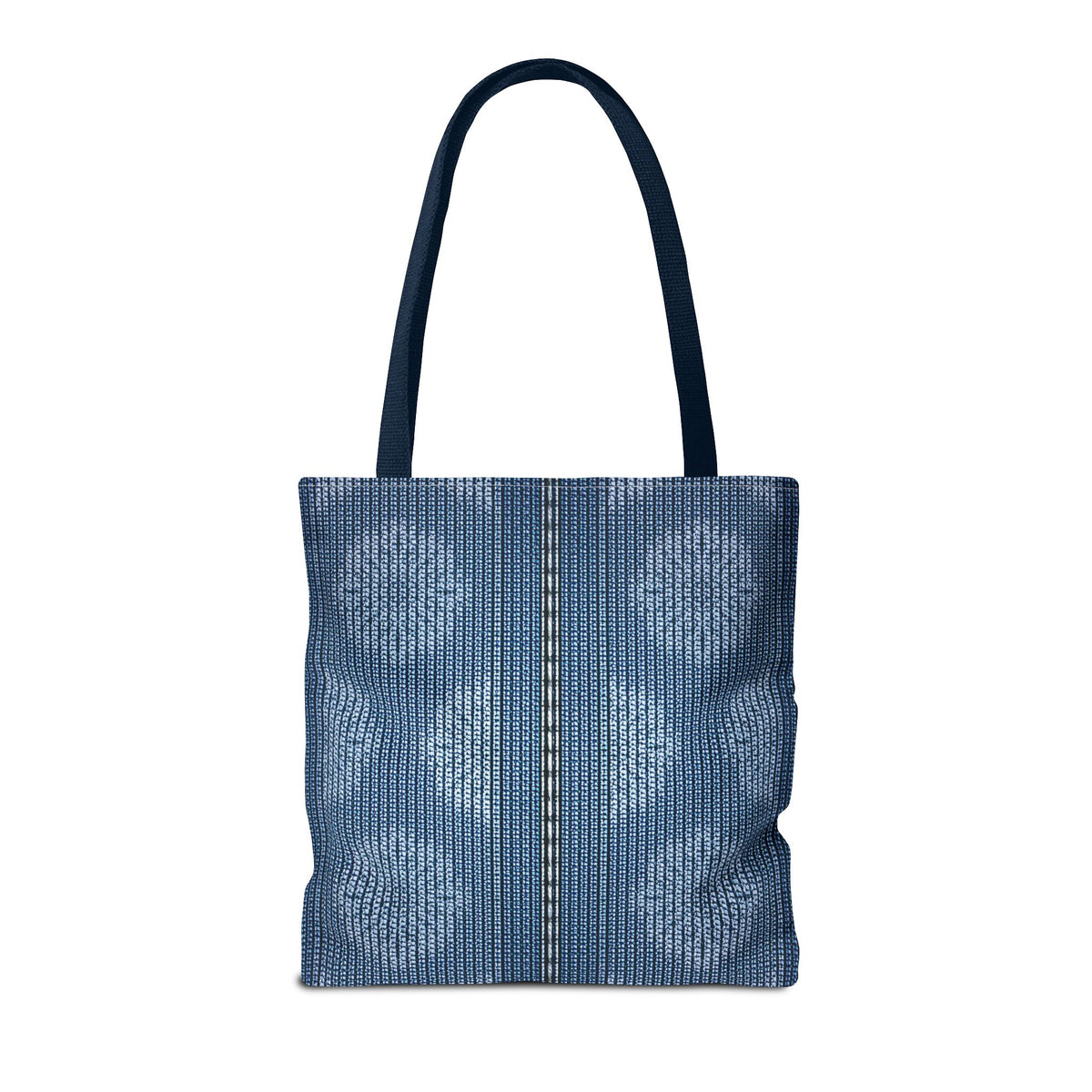 Denim Fabric Imitation Print Unisex Canvas Bag Poly Spun 3 Sizes Tote Bag 109