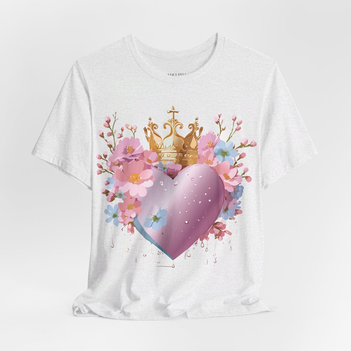 Valentine Graphic Tee Unisex Jersey Short Sleeve By Adelpha Vintage Inspired Artwork