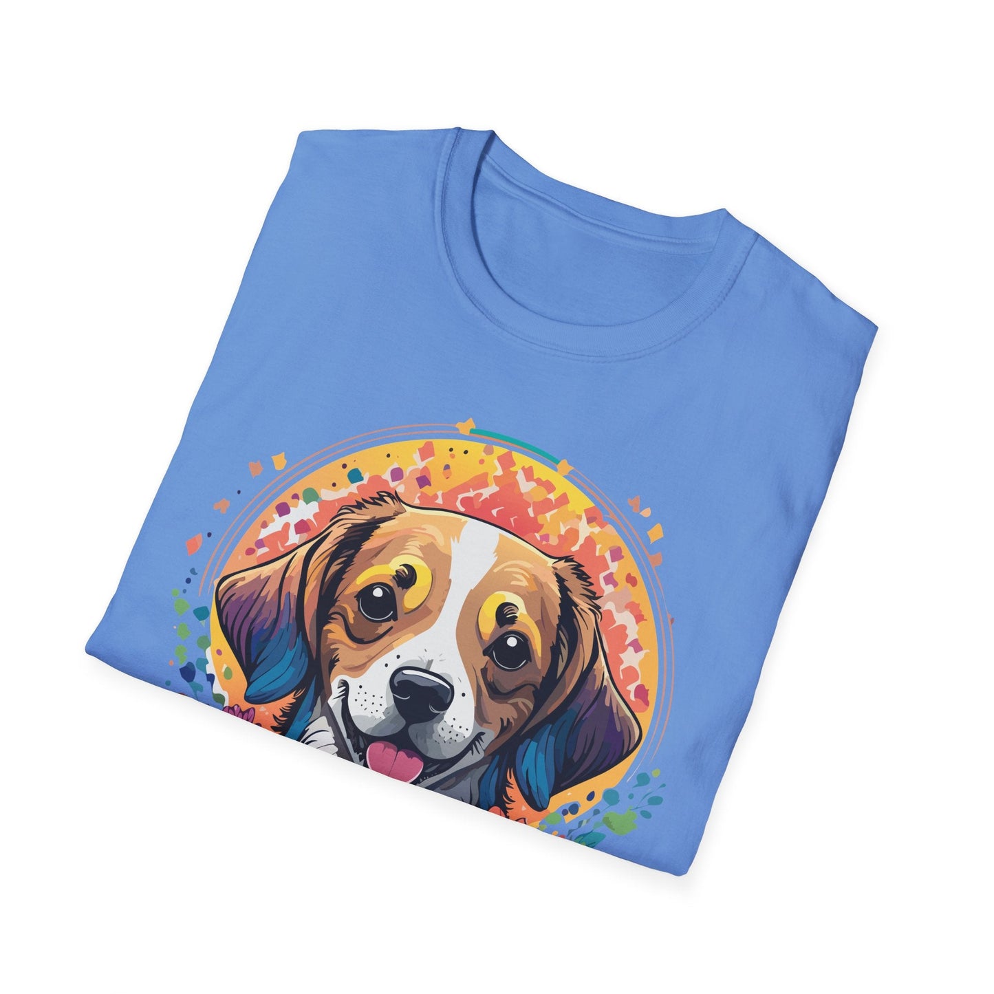 Dog Shirt Unisex Animal Tee Gildan 64000 Softstyle Ring Spun Cotton