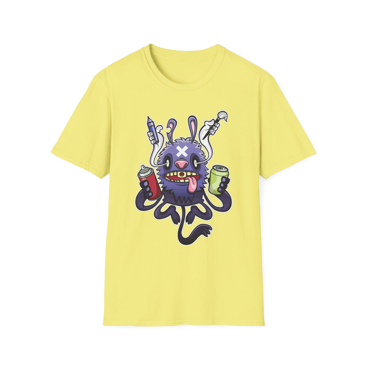 Funny Cartoon Animation Graphic Tee Gildan Unisex 100 Cotton Tee Shirt - 70