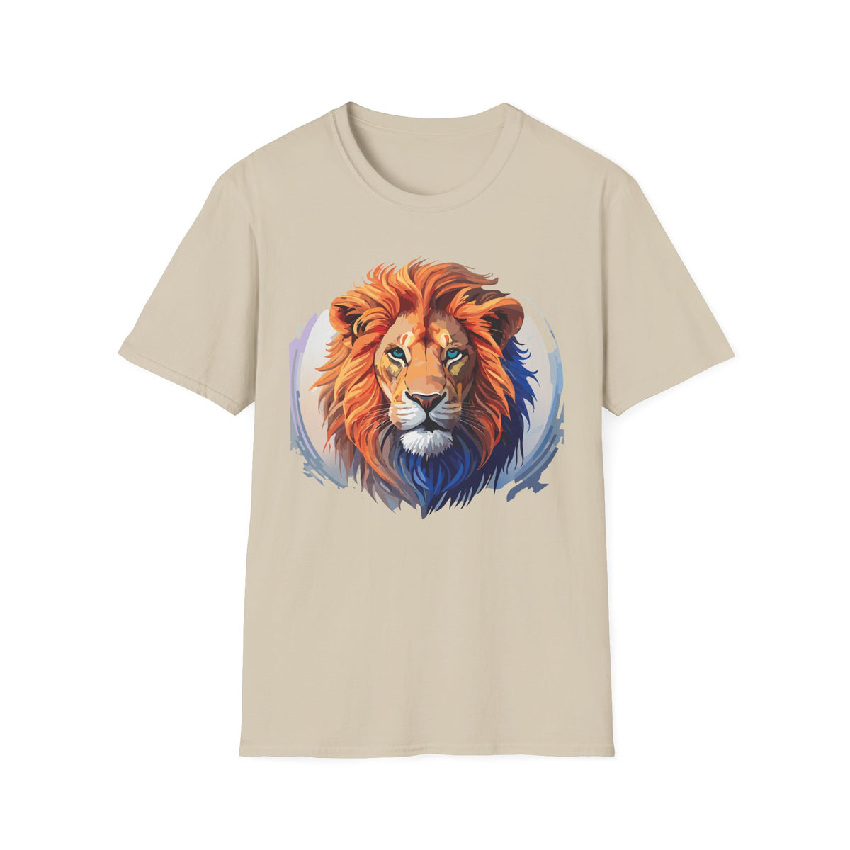 Regal Lion Face T-Shirt | Majestic Lion Portrait Tee