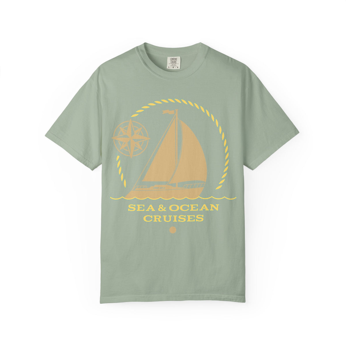 Comfort Colors 1717 Unisex Garment-Dyed T Shirt With Relaxed Fit 100 Percent Ring-Spun US Cotton