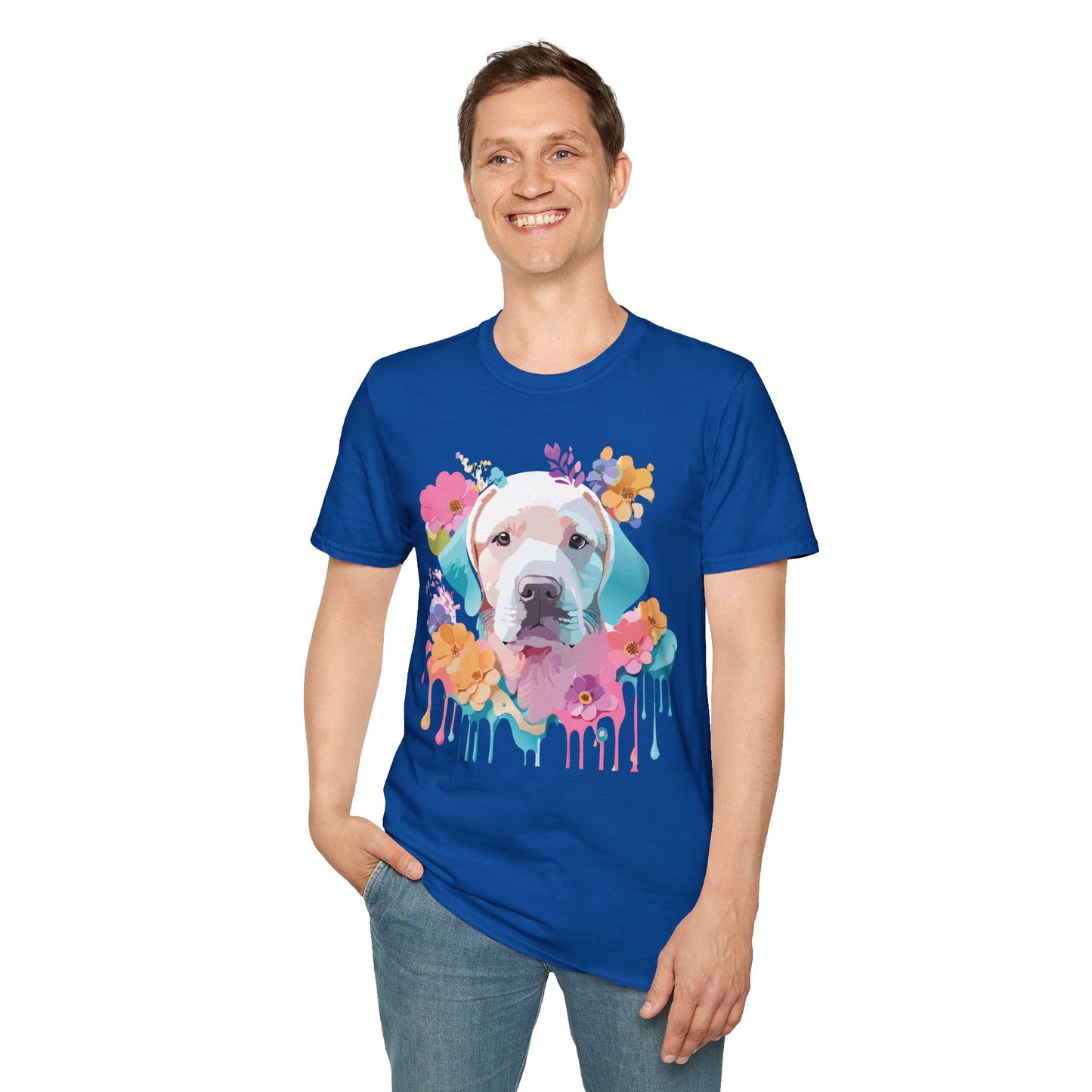 Dog Shirt Unisex Animal Tee Softstyle Gildan 64000 Short Sleeve Tee