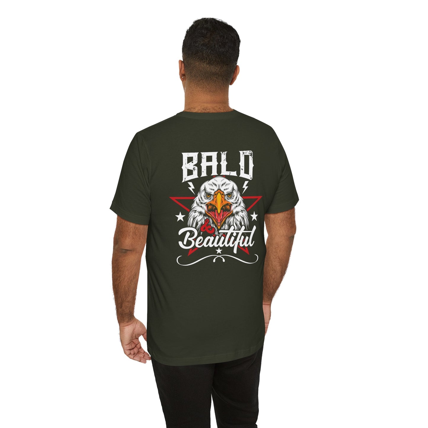 Bald Eagle Graphic Illustration Unisex Cotton Tee a3