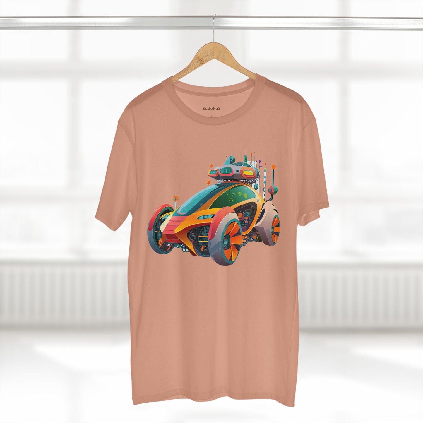 Car Graphic Unisex 100 Cotton Staple Tee 24