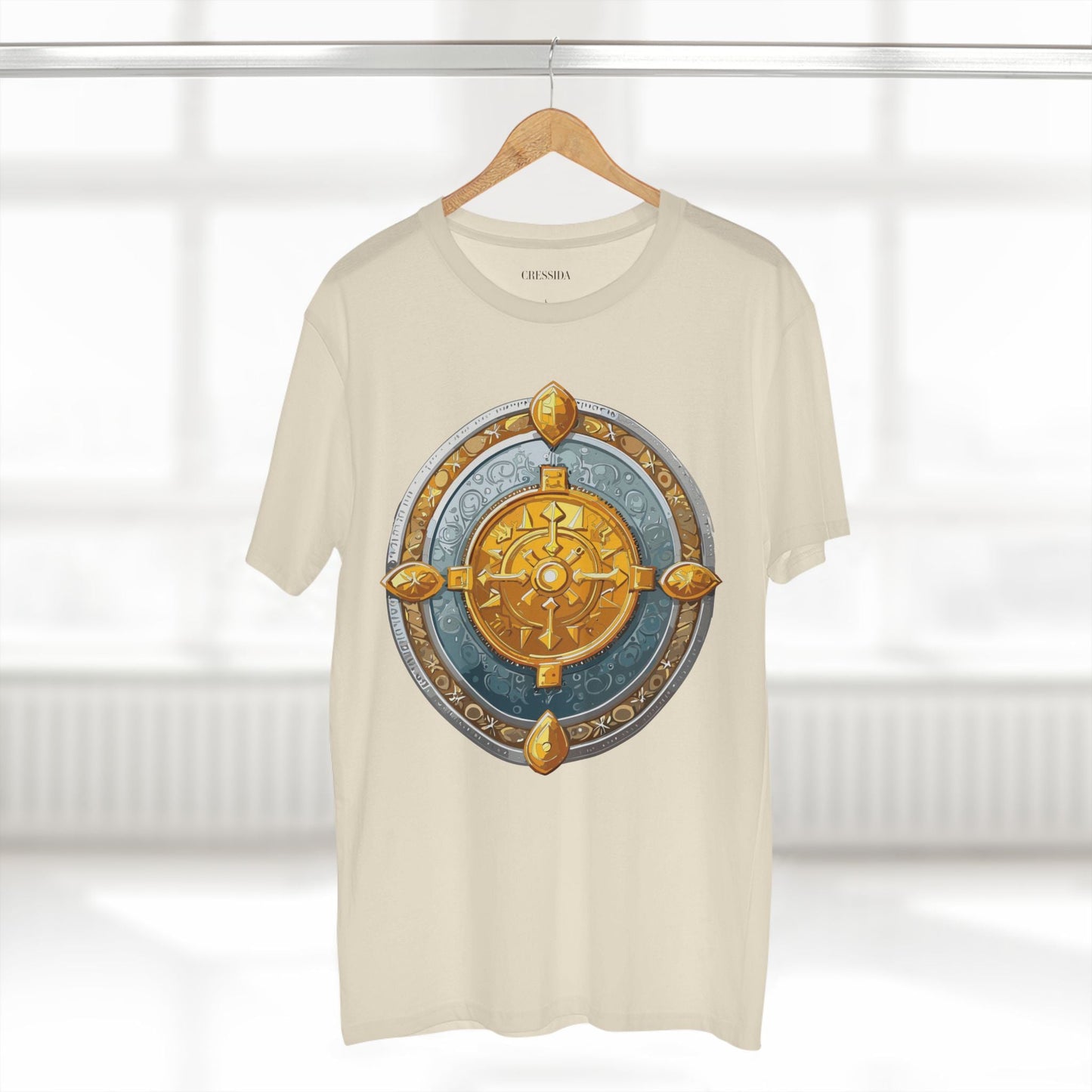 Antique Gold Coin Graphic Design T-Shirt Unisex 100 Cotton With Golden Print Artwork Tee 7