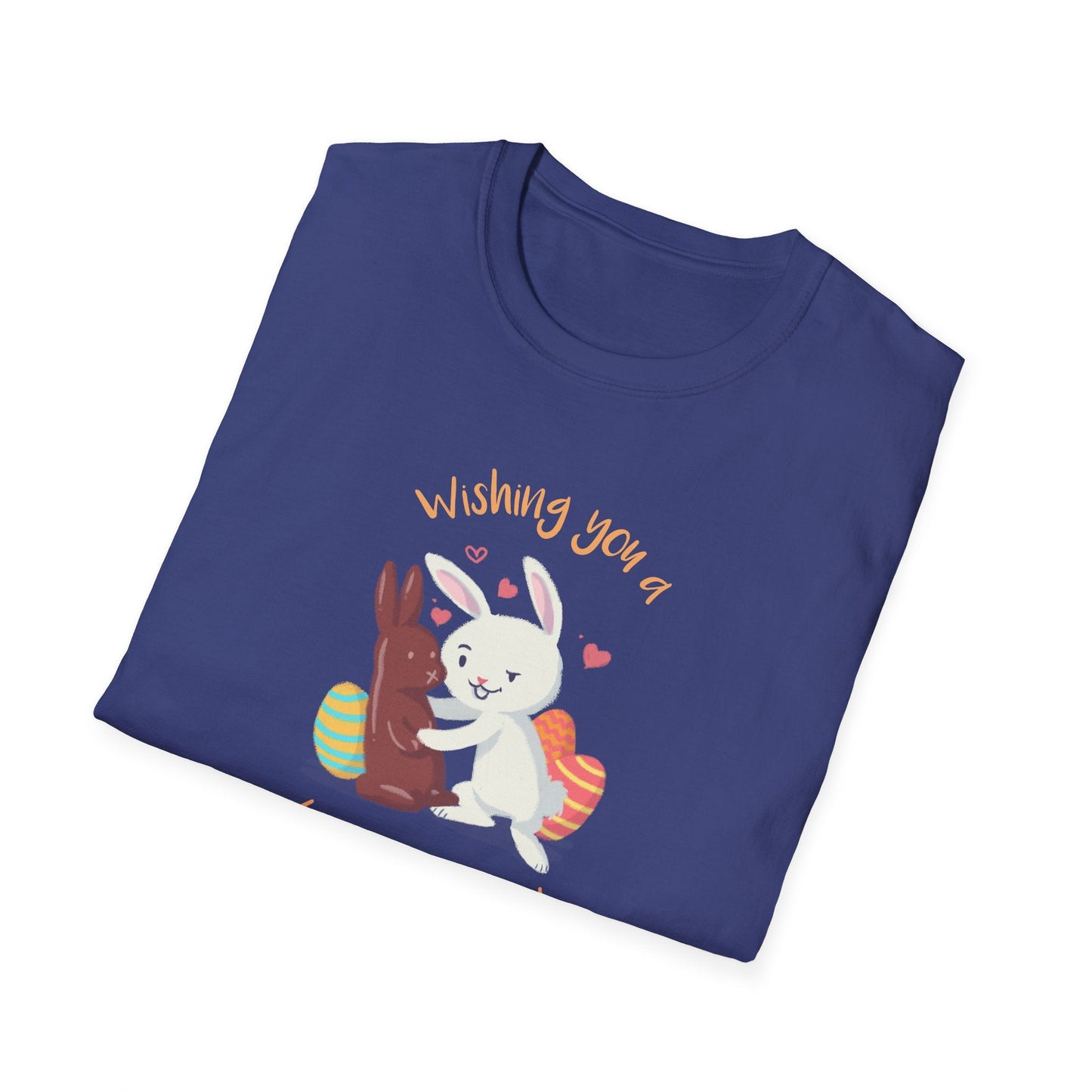 Easter Bunny T Shirt With Easter Signature And Prints Unisex Tee Design For All Occasions