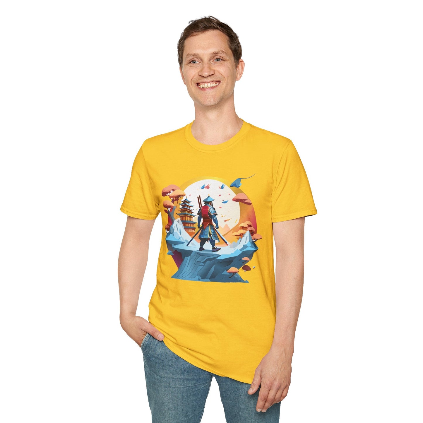 Samurai Shirt Unisex T Shirt Softstyle 64000 Gildan Tee For Everyday Comfort Durable Breathable