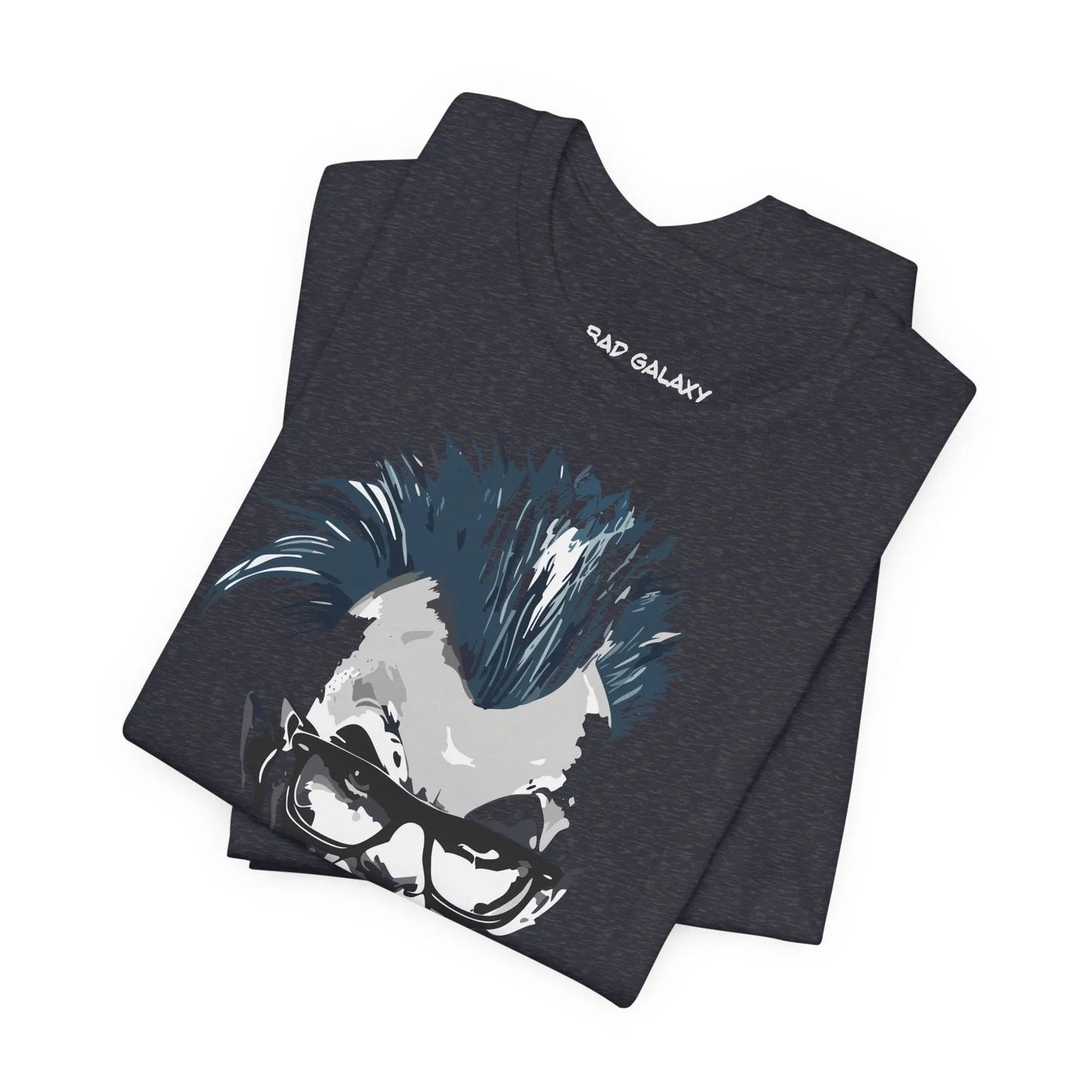 Punk Rock Tee Shirt From Bad Galaxy 100 Percent Cotton Eco Friendly Inks Made To Order USA Designed