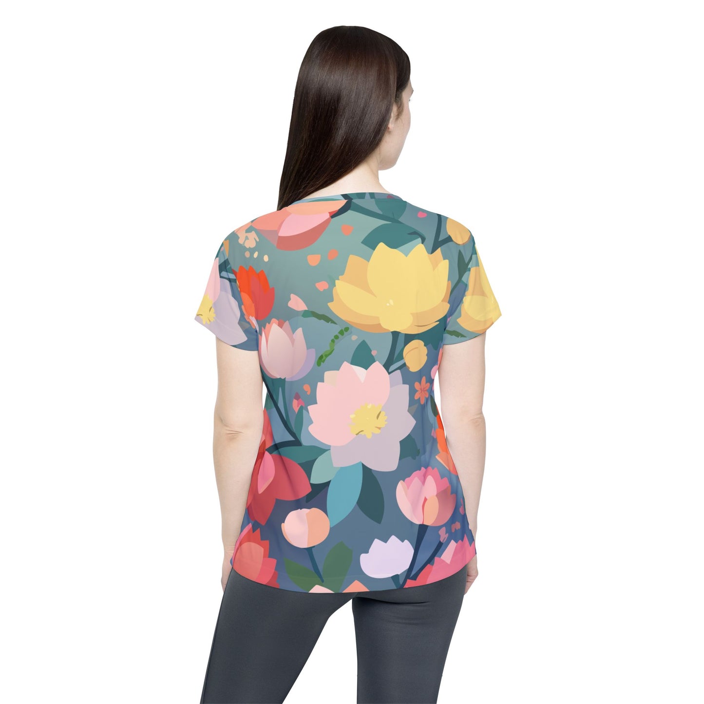 Floral Print Shirt, Shirt with Flowers