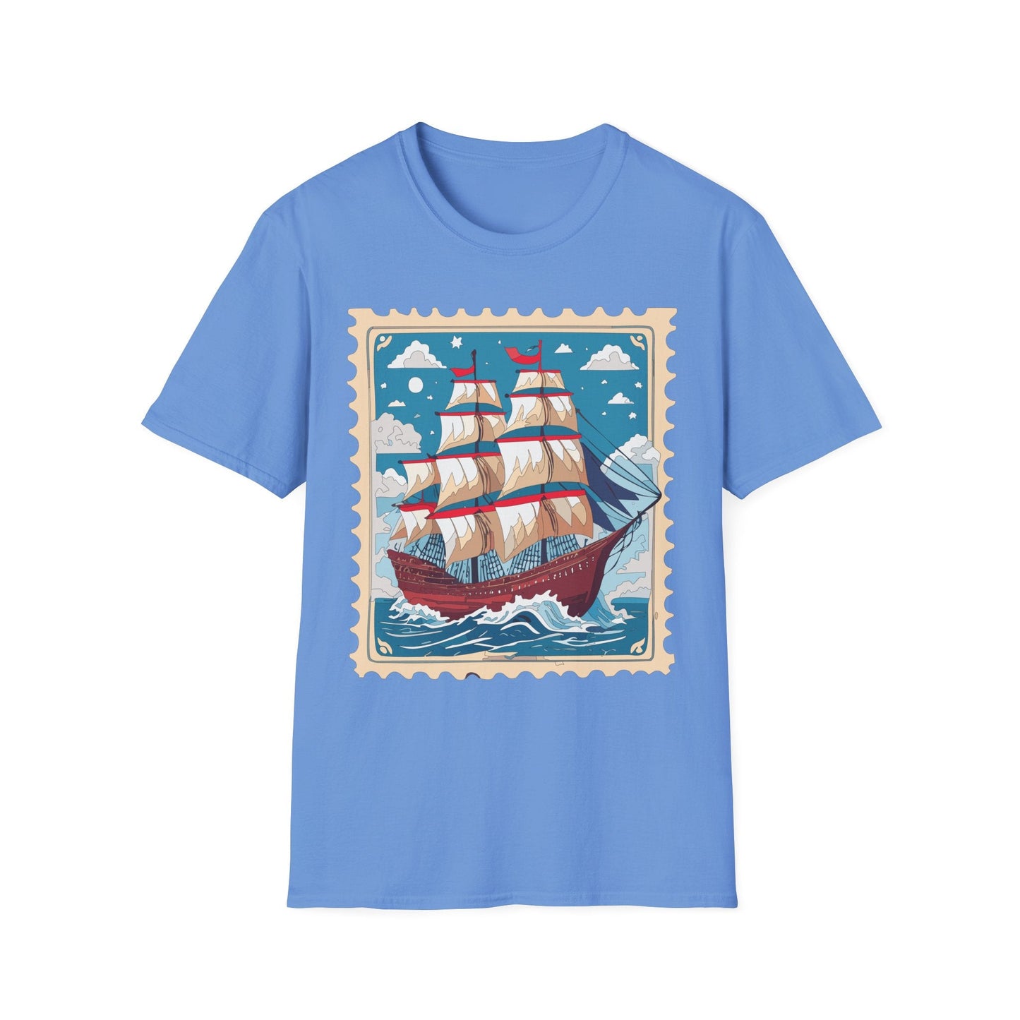Unisex Softstyle Gildan 64000 Short Sleeve T Shirt Vessel Ship Frigate Tee For Everyday Comfort