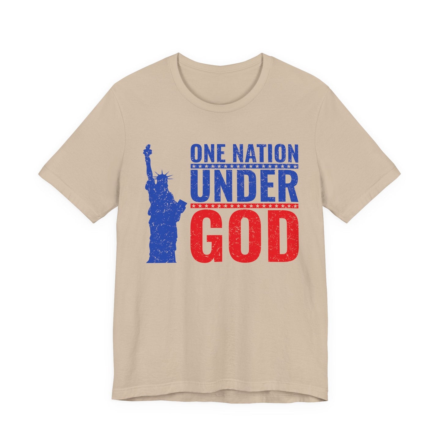 Statue of Liberty Patriotic Graphic Unisex Cotton T-Shirt a6
