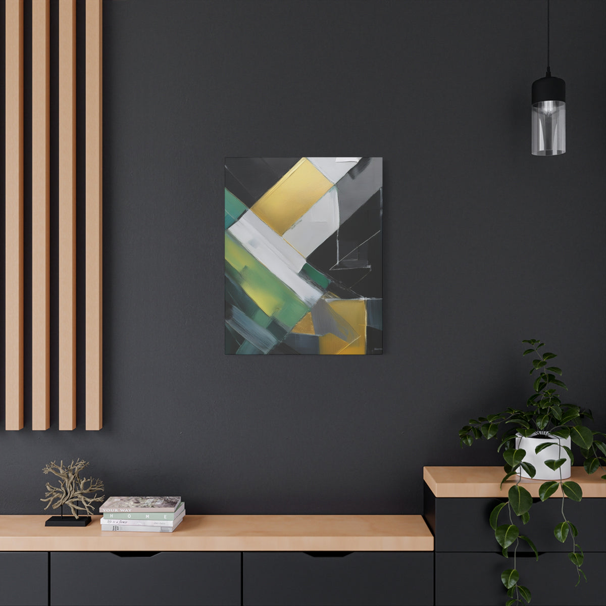 Abstract Geometric Painting Print Canvas 20x24,20x30,24x30 24x32,24x36,30x40 32x48,36x48,40x60 Pine-Wood Inner Frame ABS-78