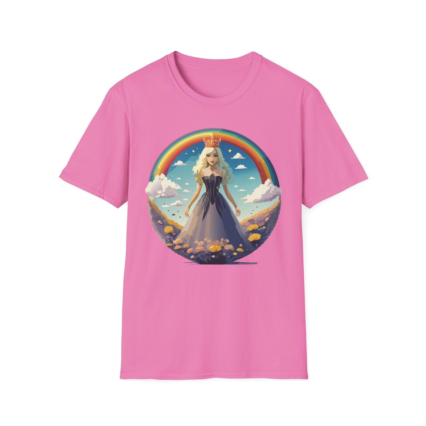 Womens Graphic T Shirt Art Design Tee 100 Percent Cotton Short Sleeve Softstyle Unisex