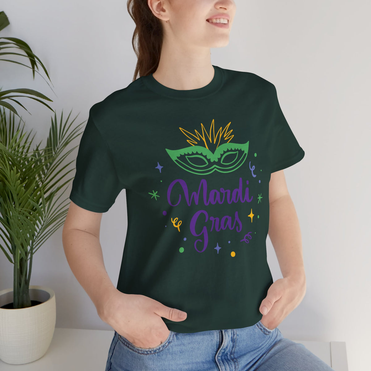 Camiseta unisex de algodón para carnaval