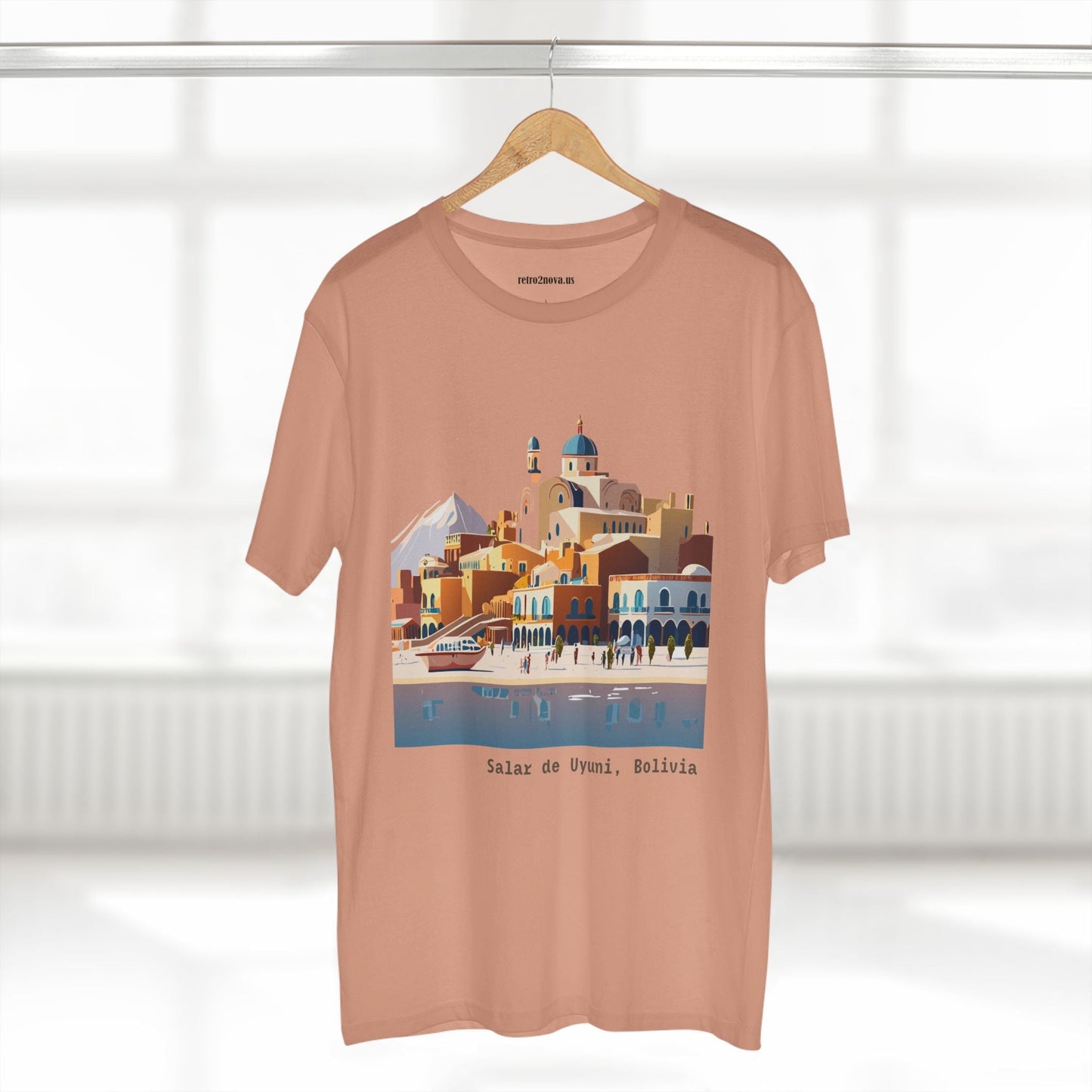 Bolivia Travel Shirt Unisex Premium Cotton Art Tee TT17 Retro2Nova Original Art Design Collection