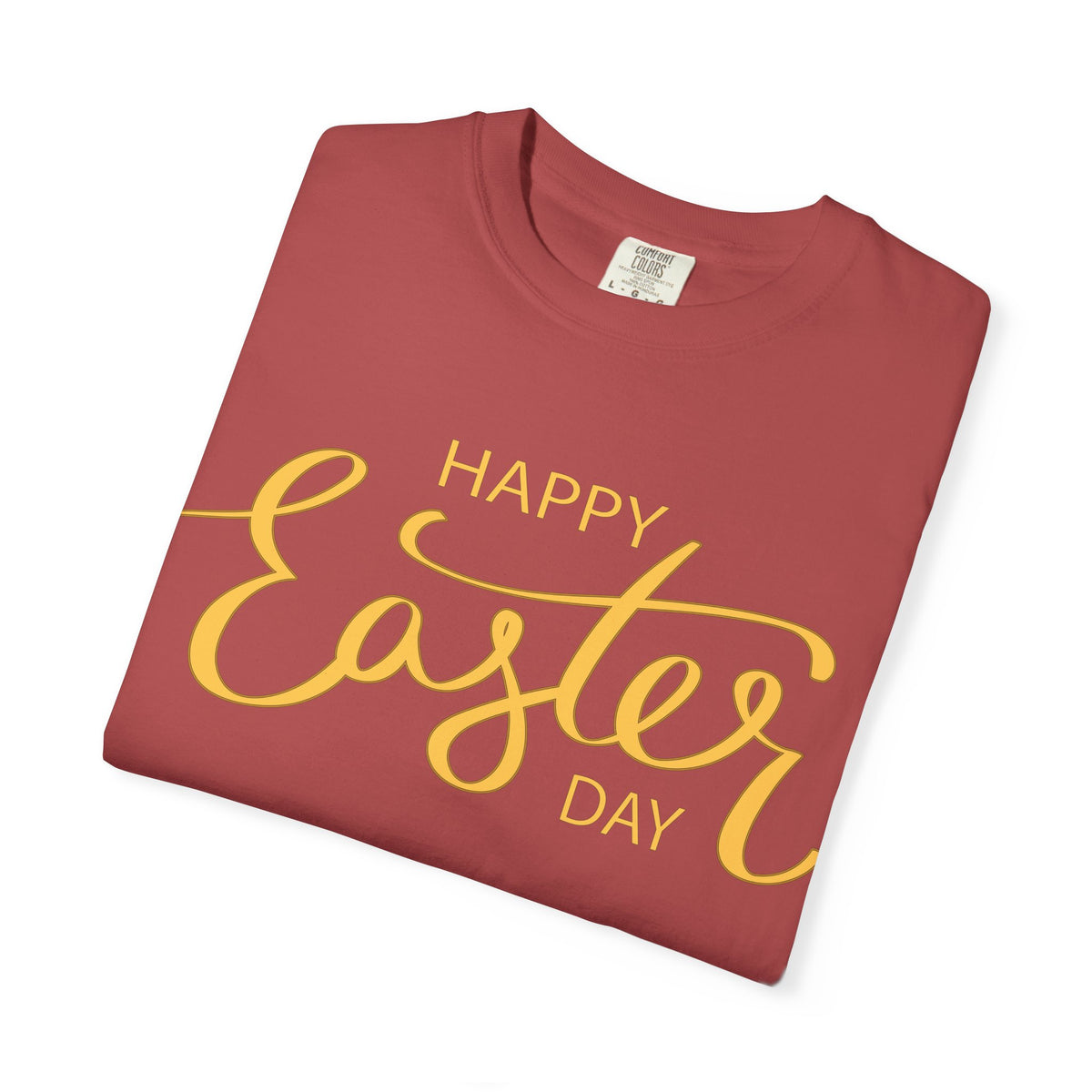 Happy Easter Day T-Shirt, Tee Shirt with Easter Signature, T Shirt with Easter Prints, Tee Shirt with Easter Design