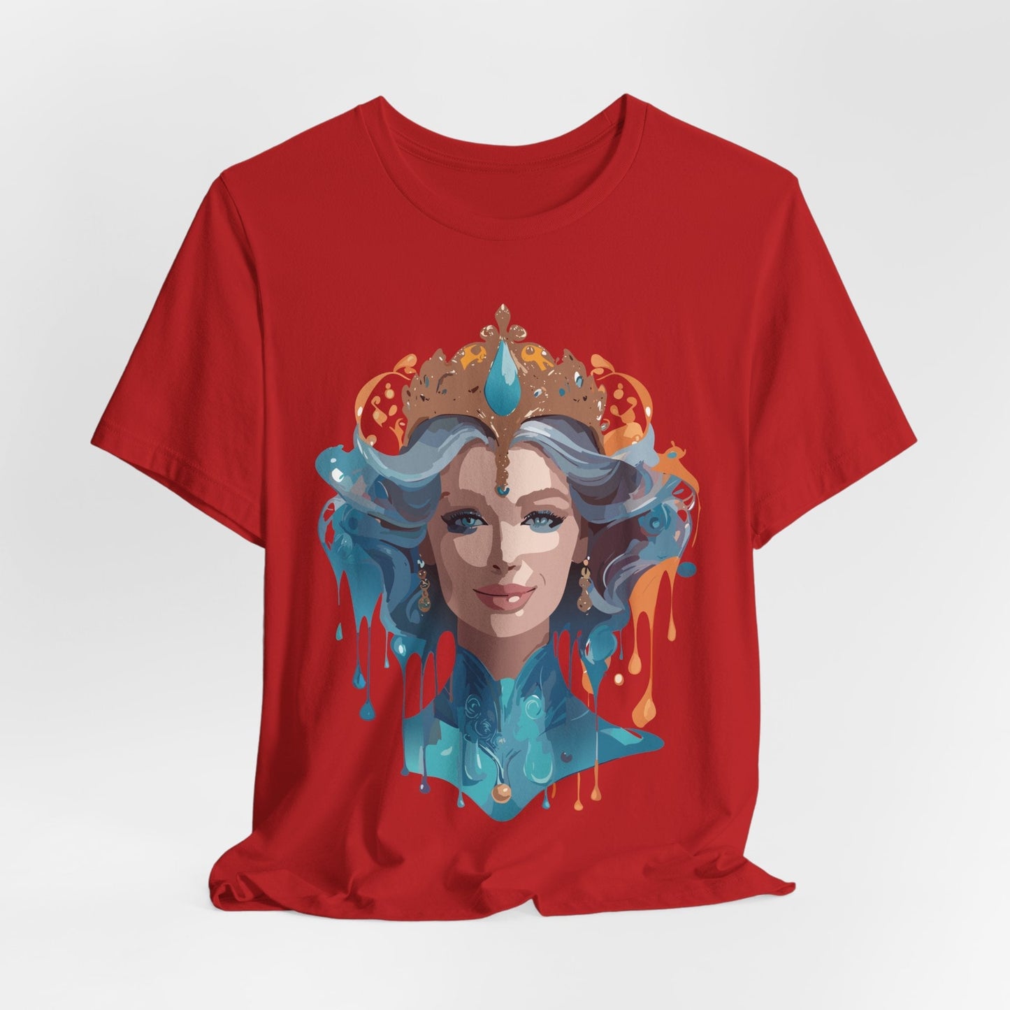 Queen Graphic Tee Unisex Adelpha Vintage Artwork Short Sleeve Premium Casual Wear
