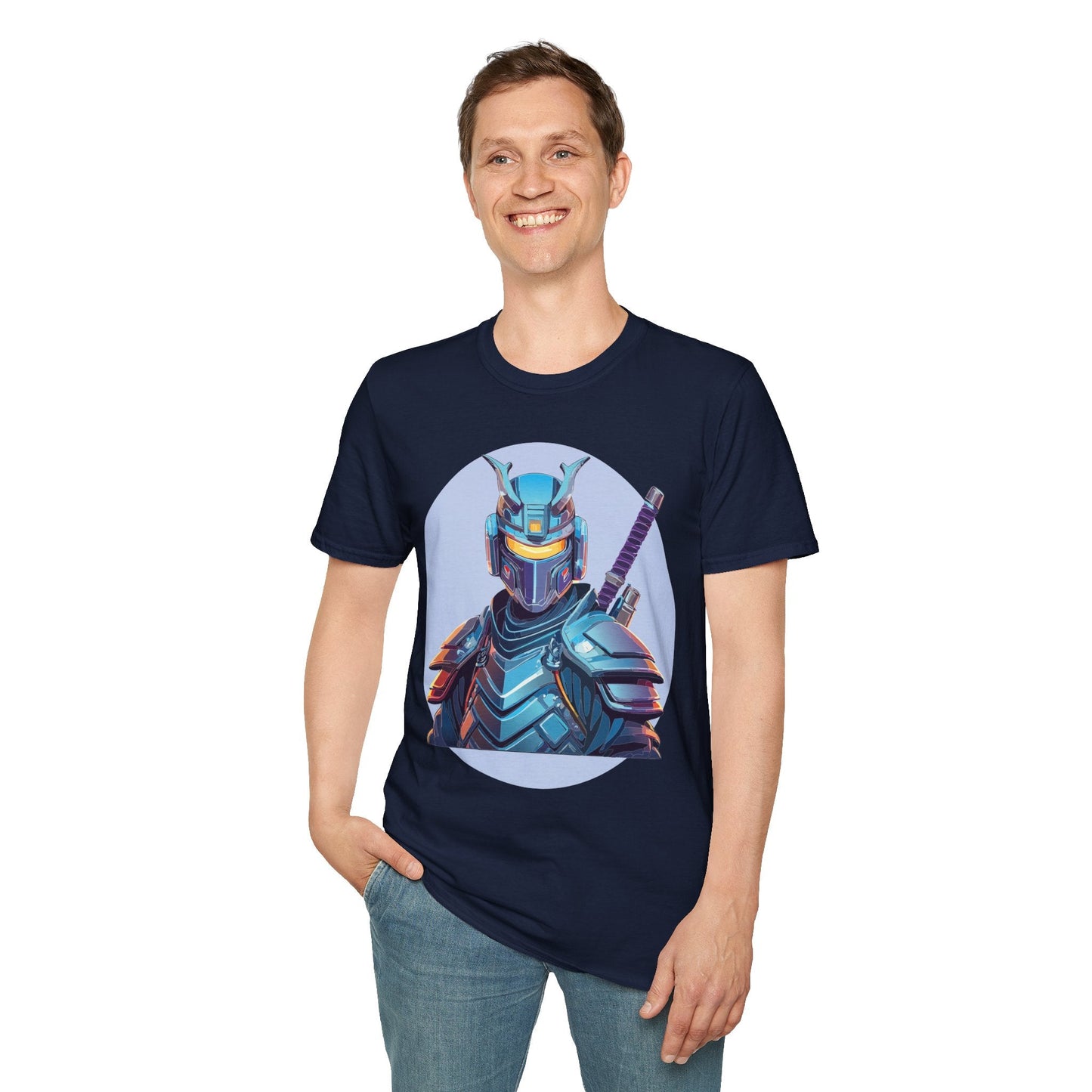 Samurai Shirt Unisex Softstyle Tee 64000 Gildan 100 Percent Ring Spun Cotton Comfort Fit