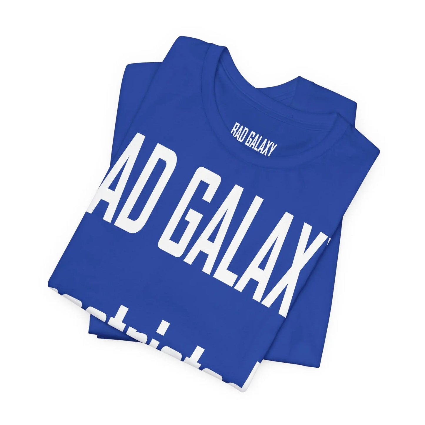 Bad Galaxy Tee Shirt With Red Stamp Made To Order Lightweight 100 Percent Cotton Free Shipping