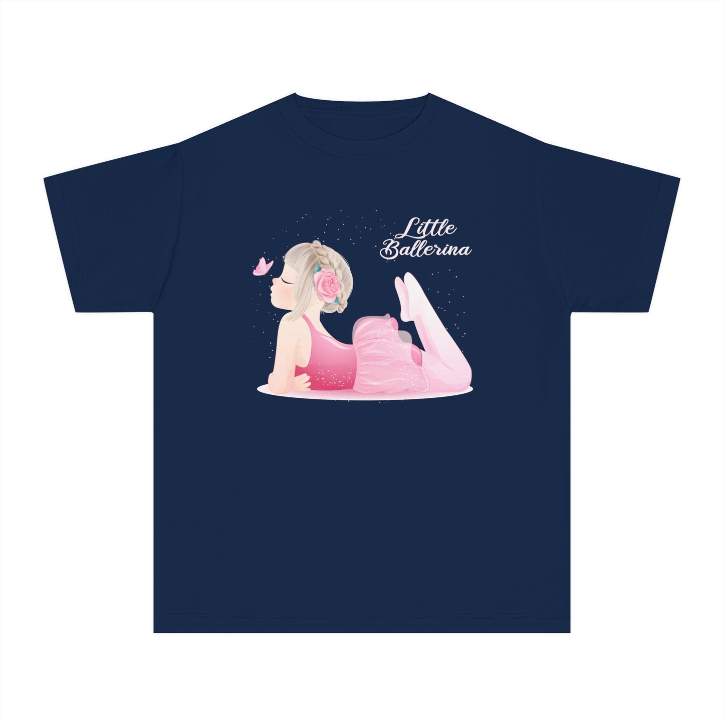 Youth Tee Shirt with Little Ballerina