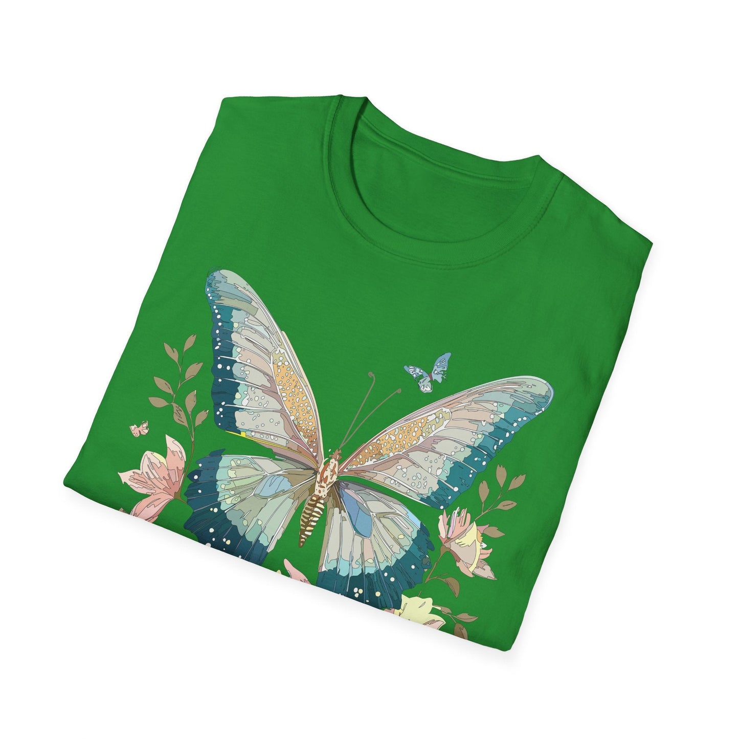 Butterfly T Shirt Unisex Softstyle Short Sleeve Gildan 64000 Monarch Inspired Shirt