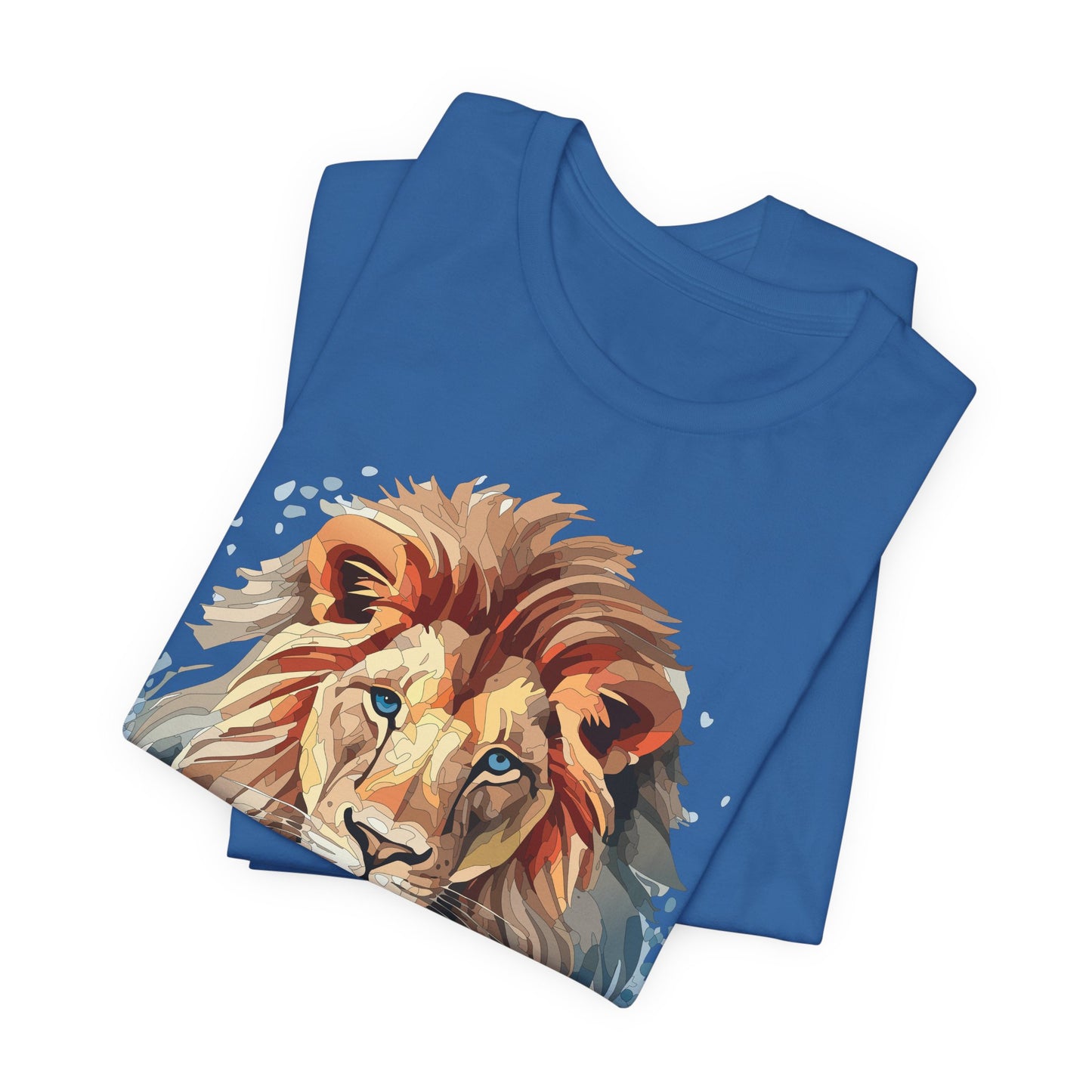 Lion Shirt, Animal Shirt, T-Shirt with Lion, Art Design Tee, Animal Tees, Safari T-Shirt 12