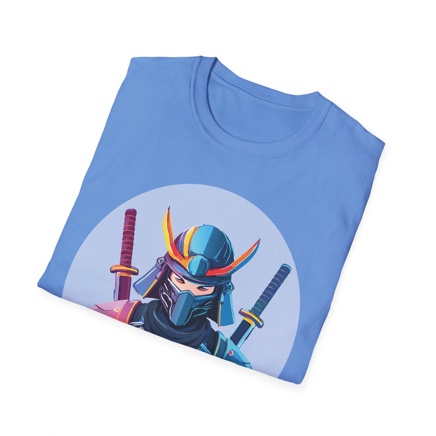 Samurai T Shirt Unisex Softstyle Gildan 64000 Breathable Cotton Tee For Everyday Wear