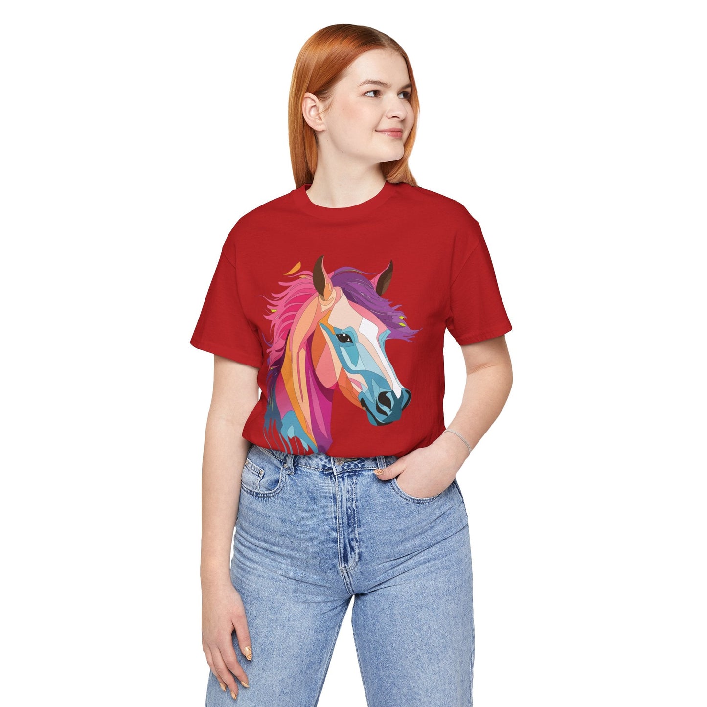 Unisex Animal Shirt Art Design Short Sleeve With Wild Animals Graphic Print Comfort Tee