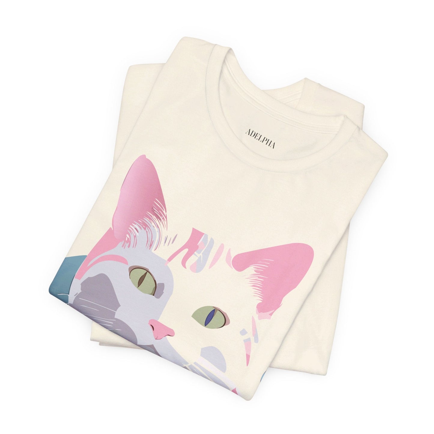 Adelpha Cat Graphic Tee Unisex Short Sleeve Shirt Vintage Inspired Artwork