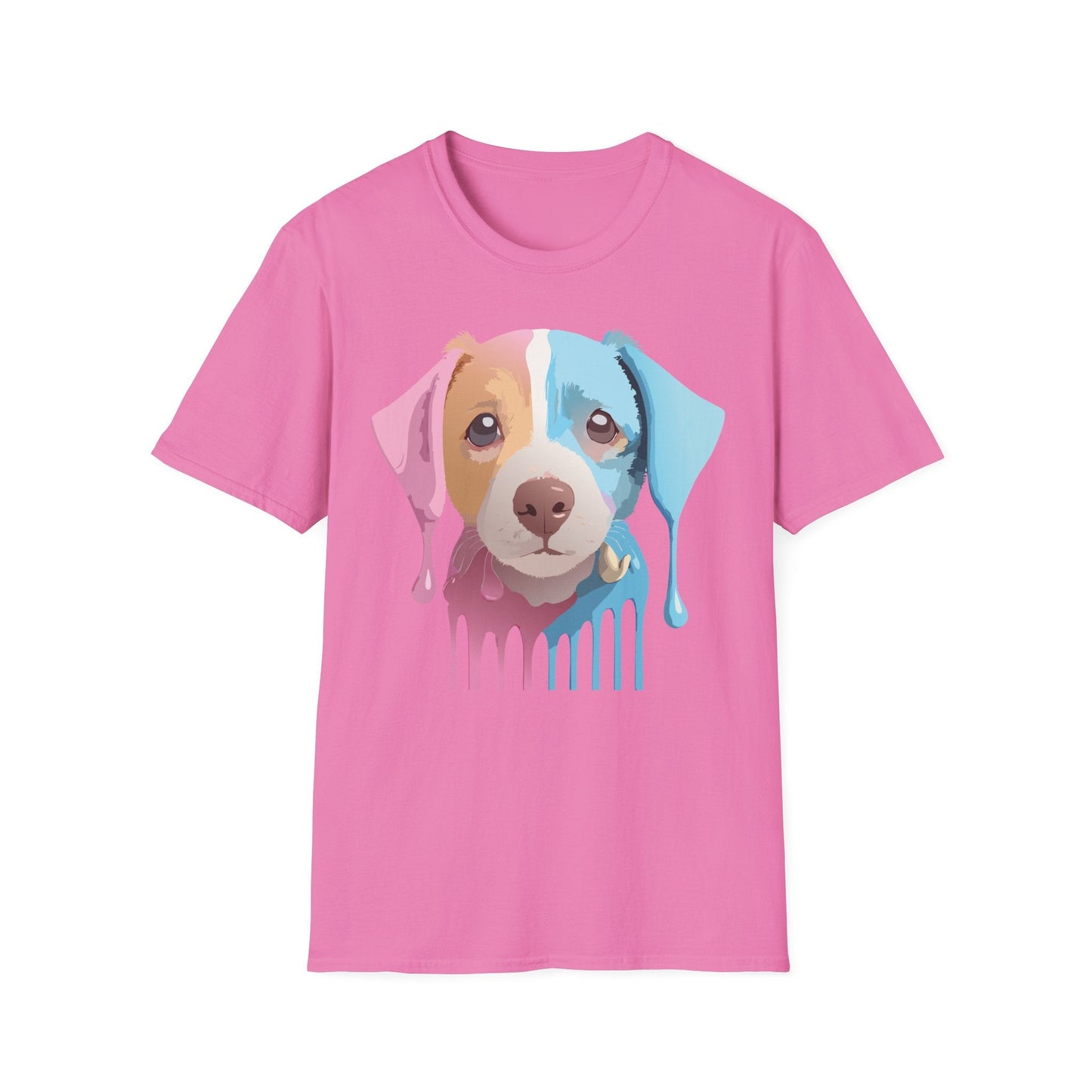 Unisex Dog Shirt Animal Tee Gildan Softstyle 64000 Cotton Tee