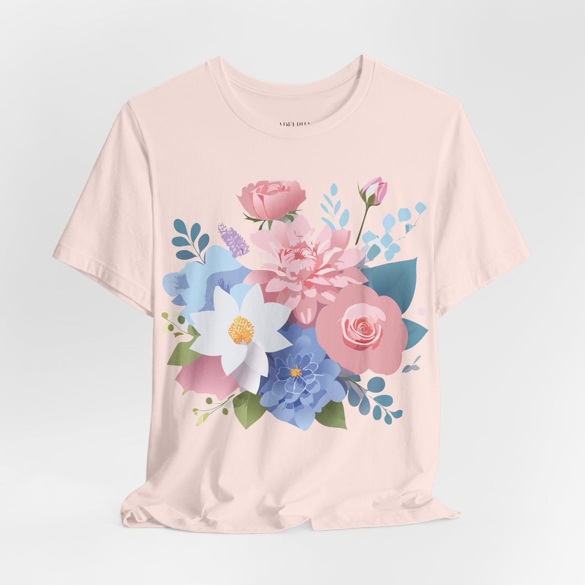 Floral Graphic Tee Shirt - Bella+Canvas Unisex 100 Cotton 31