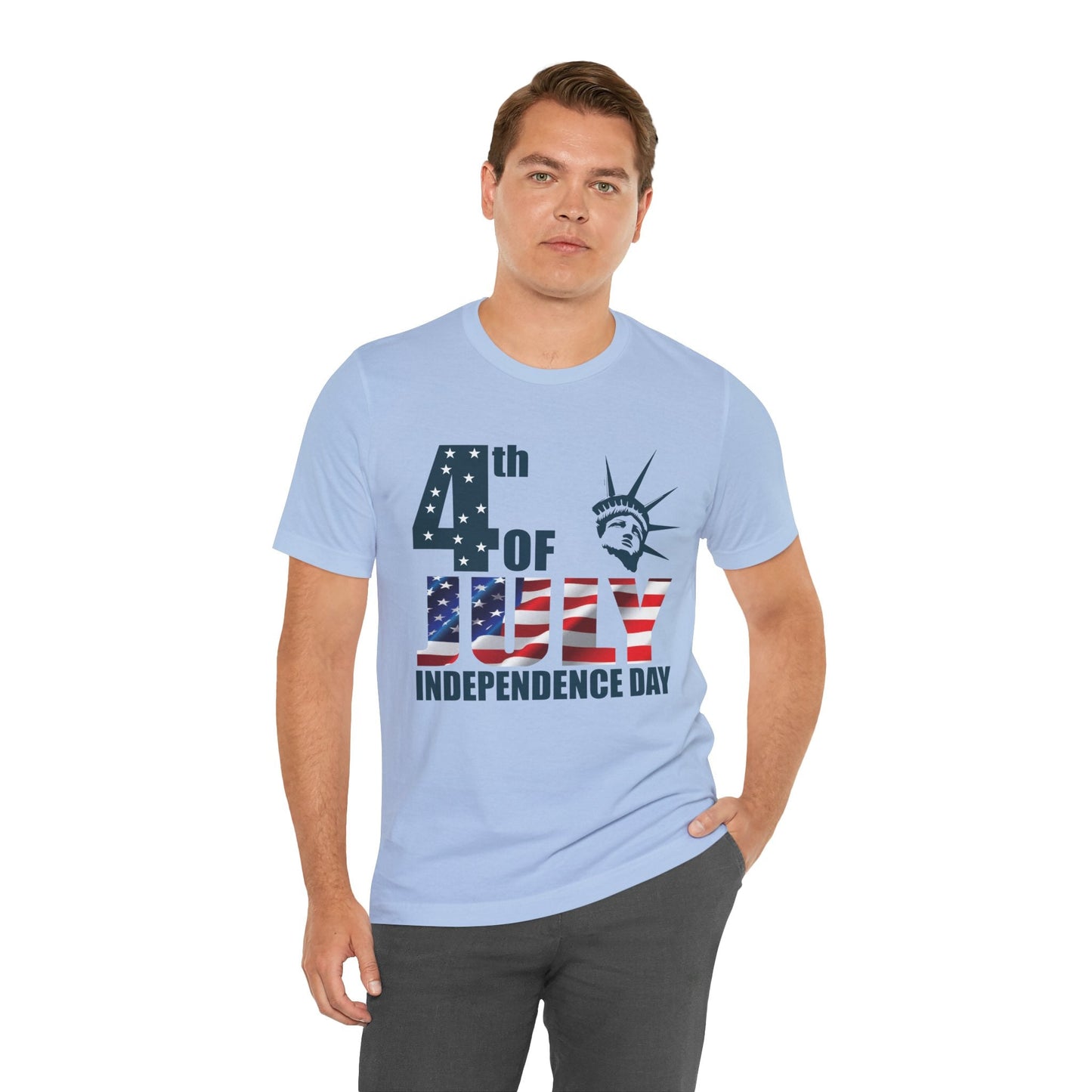 Independence Day Graphic Unisex Cotton T-Shirt 026