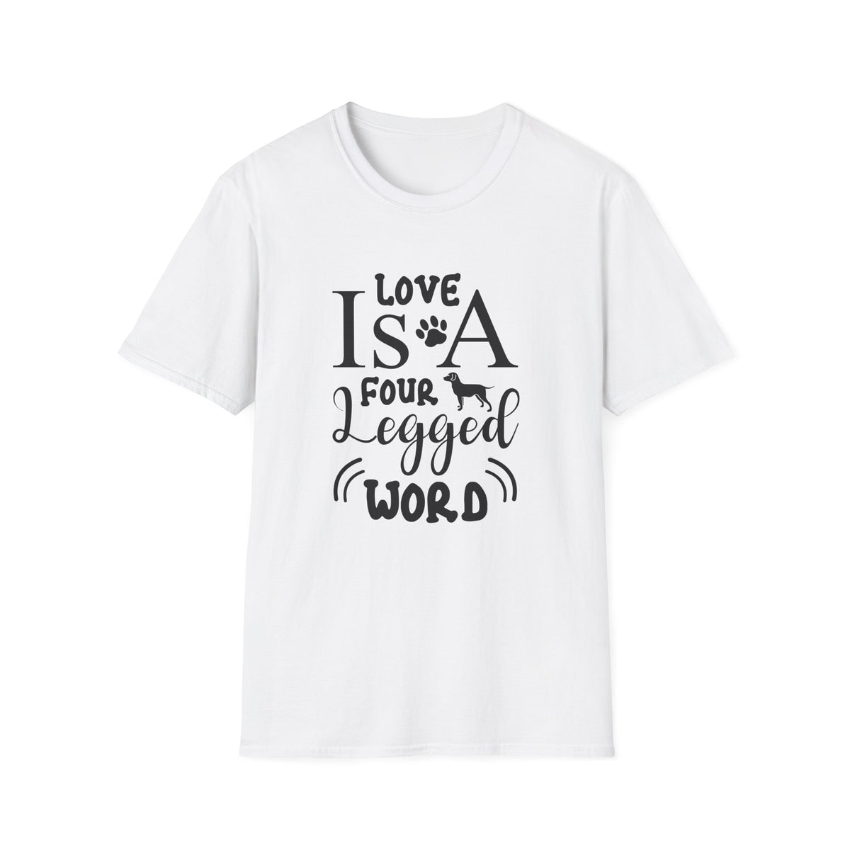 Dog Slogan Funny Words and Quotes Graphic Tee Gildan Unisex 100 Cotton Tee Shirt d110