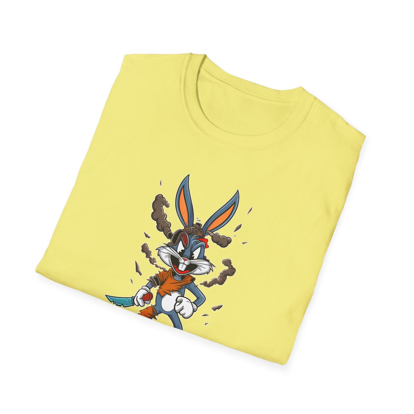 Bugs Bunny T Shirt Unisex Cartoon Tee Gildan Softstyle 64000 Comfortable Graphic Tee Classic