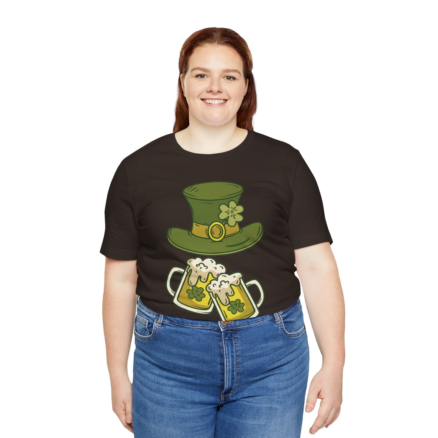 Unisex Cotton Tee Shirt with Lucky Prints