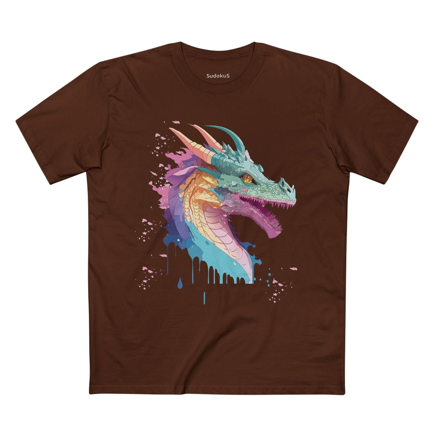 Dragon Graphic Unisex 100 Cotton Staple Tee 7