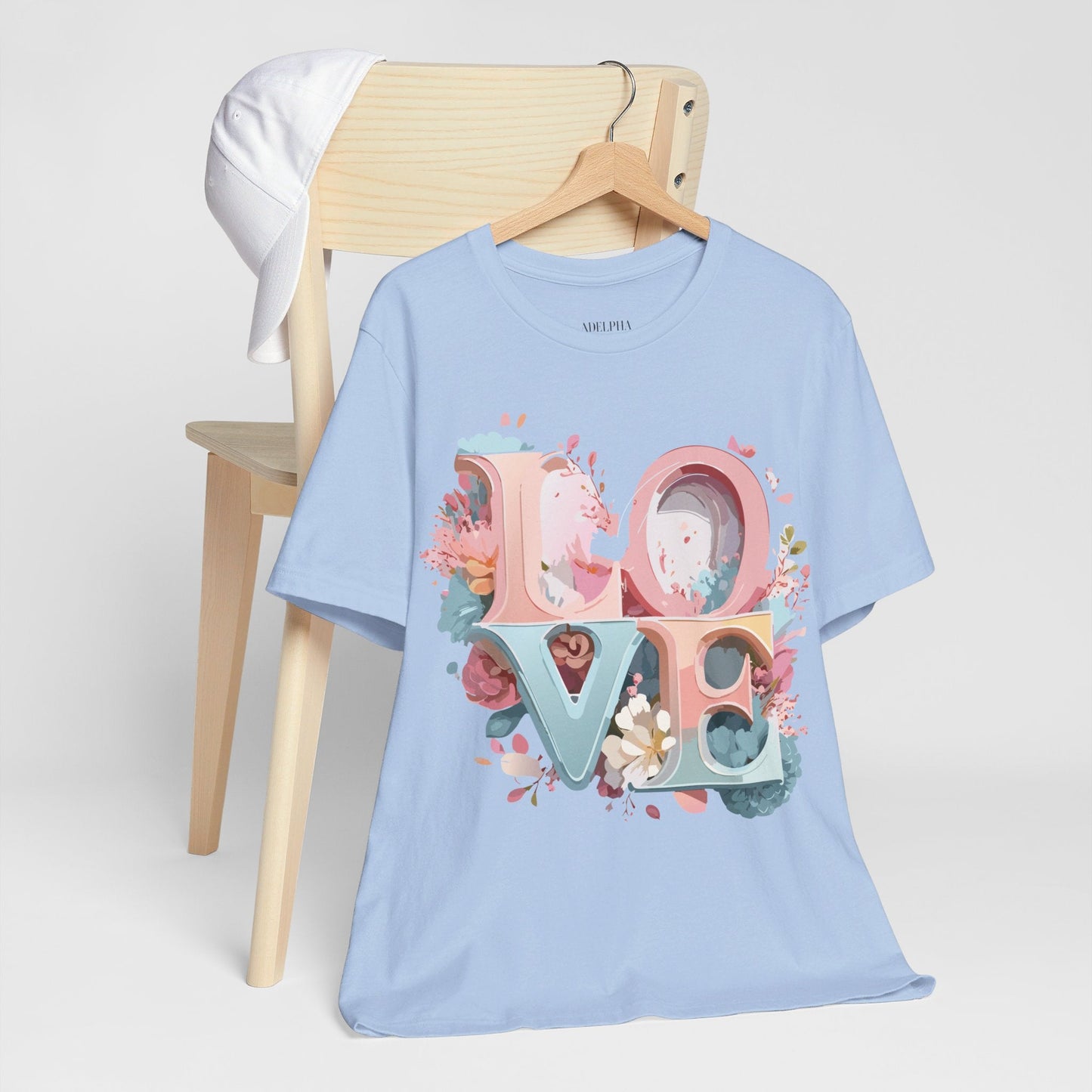 Adelpha Graphic Unisex Valentine Shirts Vintage Inspired Art Design Short Sleeve Tee