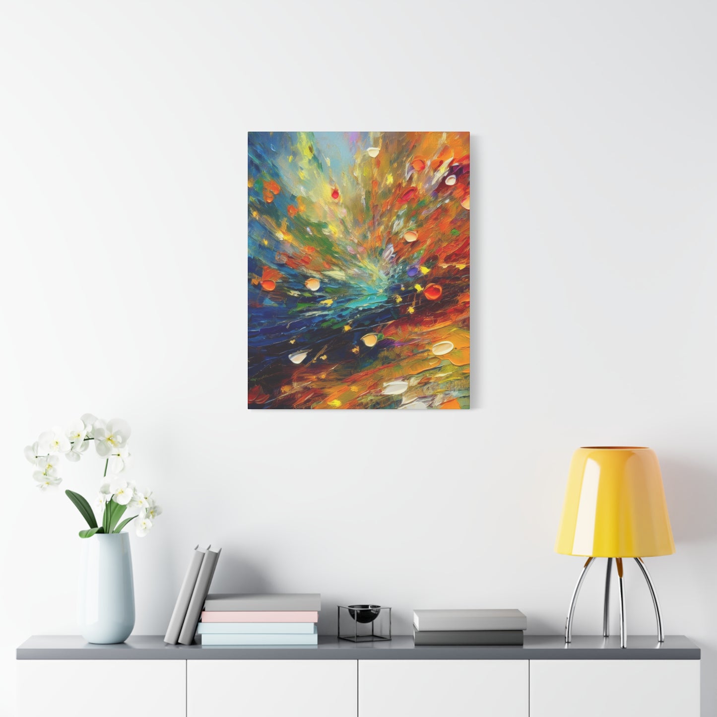 Abstract Oil Painting Print Canvas 20x24,20x30,24x30 24x32,24x36,30x40 32x48,36x48,40x60 Pine-Wood Inner Frame ABS-121