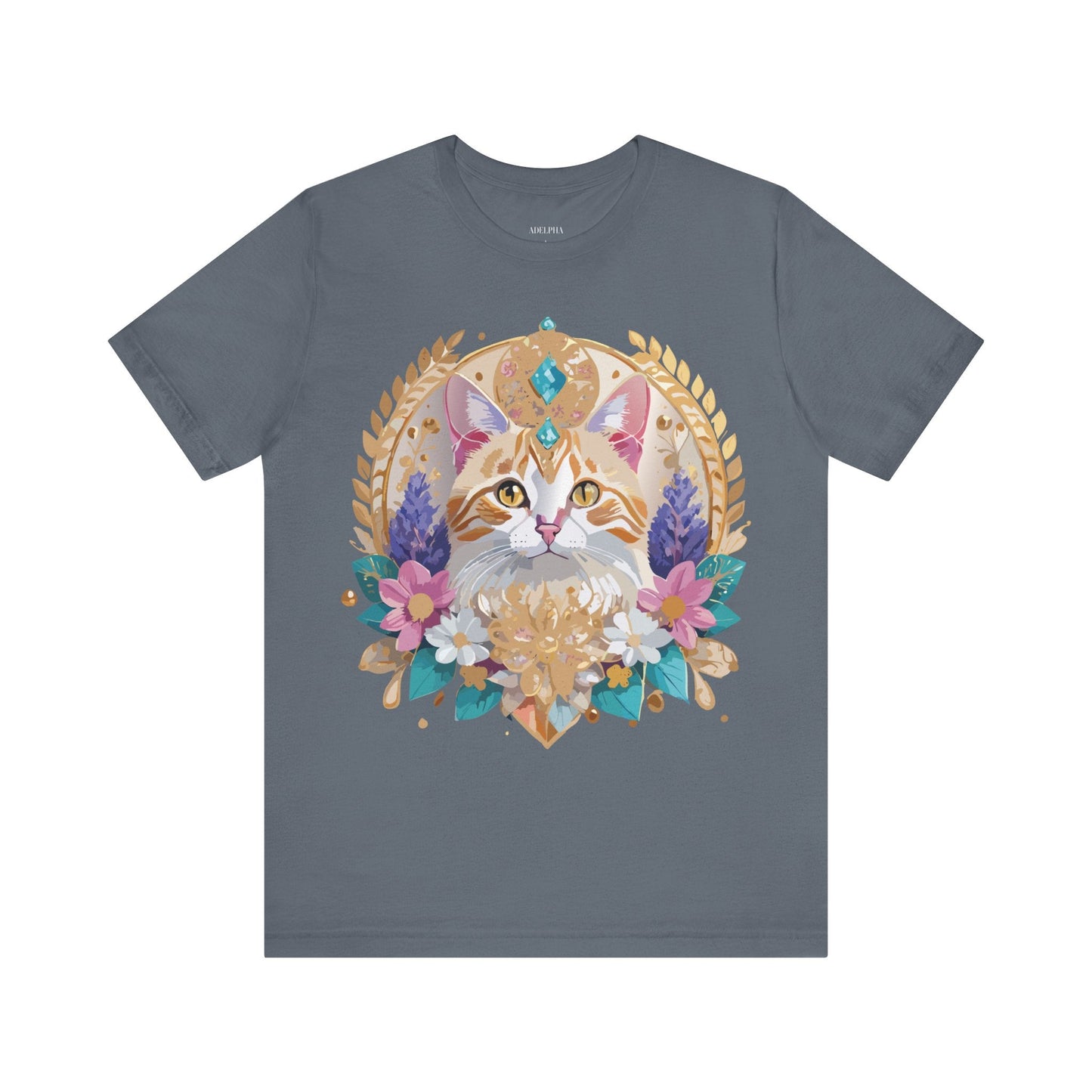 Medallion Graphic Unisex 100 Cotton Vintage Animal Medal Artwork Tee 10