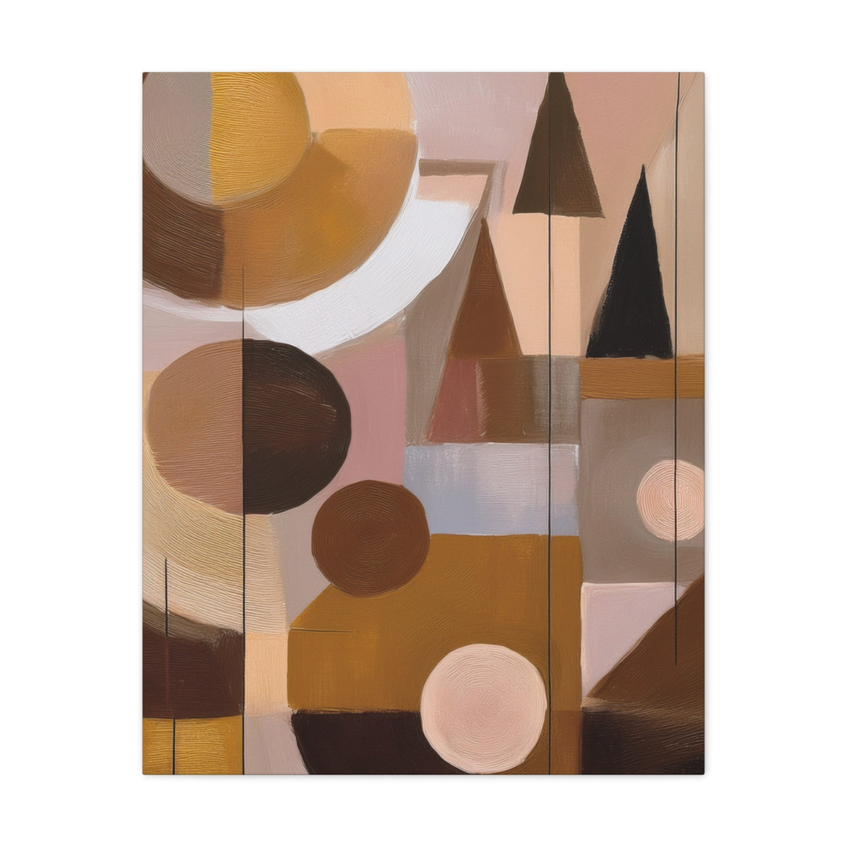 Abstract Geometric Painting Print Canvas 20x24,20x30,24x30 24x32,24x36,30x40 32x48,36x48,40x60 Pine-Wood Inner Frame ABS-51