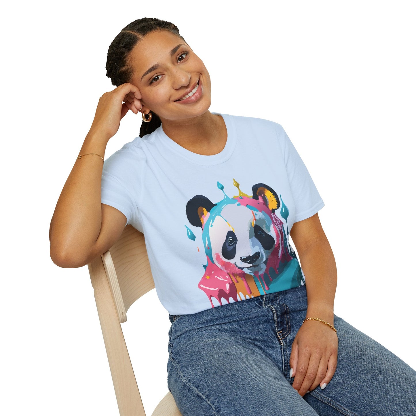Panda Shirt Unisex T Shirt Panda Lover Gift Gildan Softstyle Tee 100 Percent Cotton