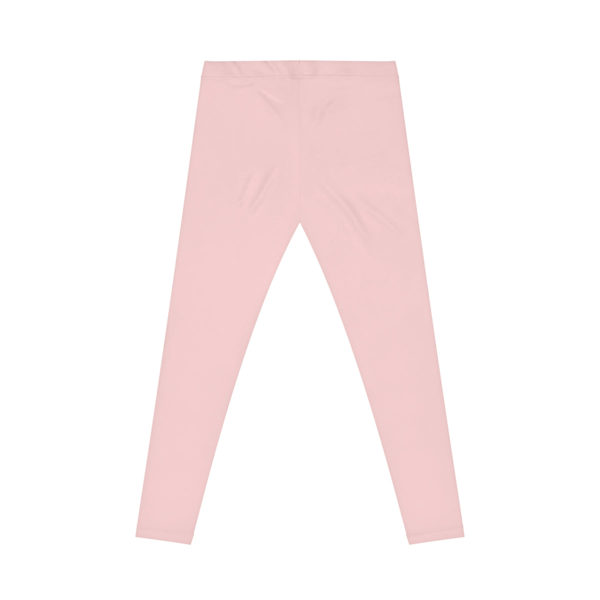 Powder Silk Cream Color Women's Poly-Span Casual Leggings XS-2XL