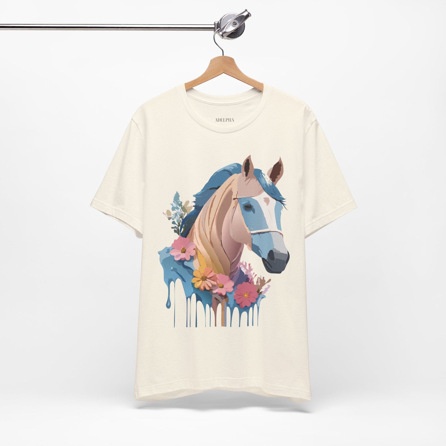Horse Graphic Unisex 100 Cotton Vintage Animal Art T-Shirt 13