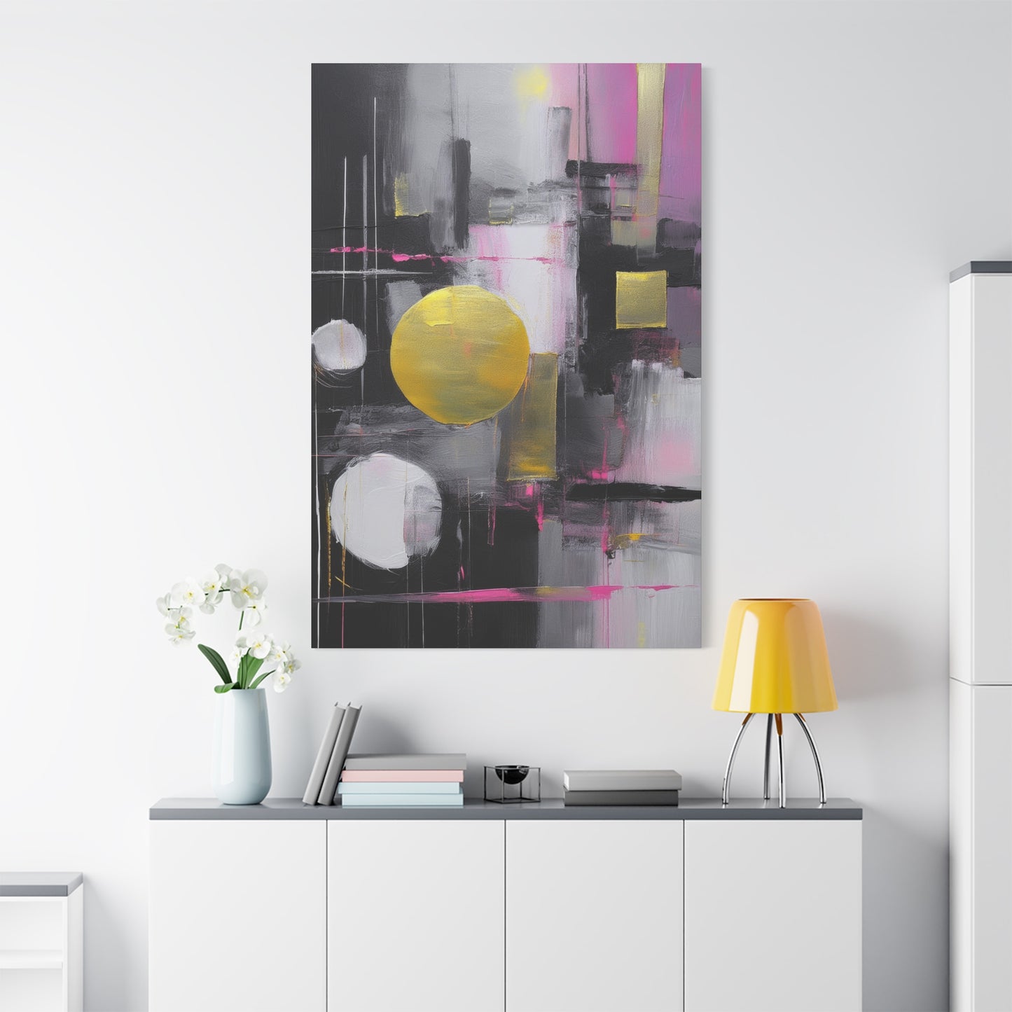 Abstract Oil Painting Print Canvas 20x24,20x30,24x30 24x32,24x36,30x40 32x48,36x48,40x60 Pine-Wood Inner Frame ABS-213