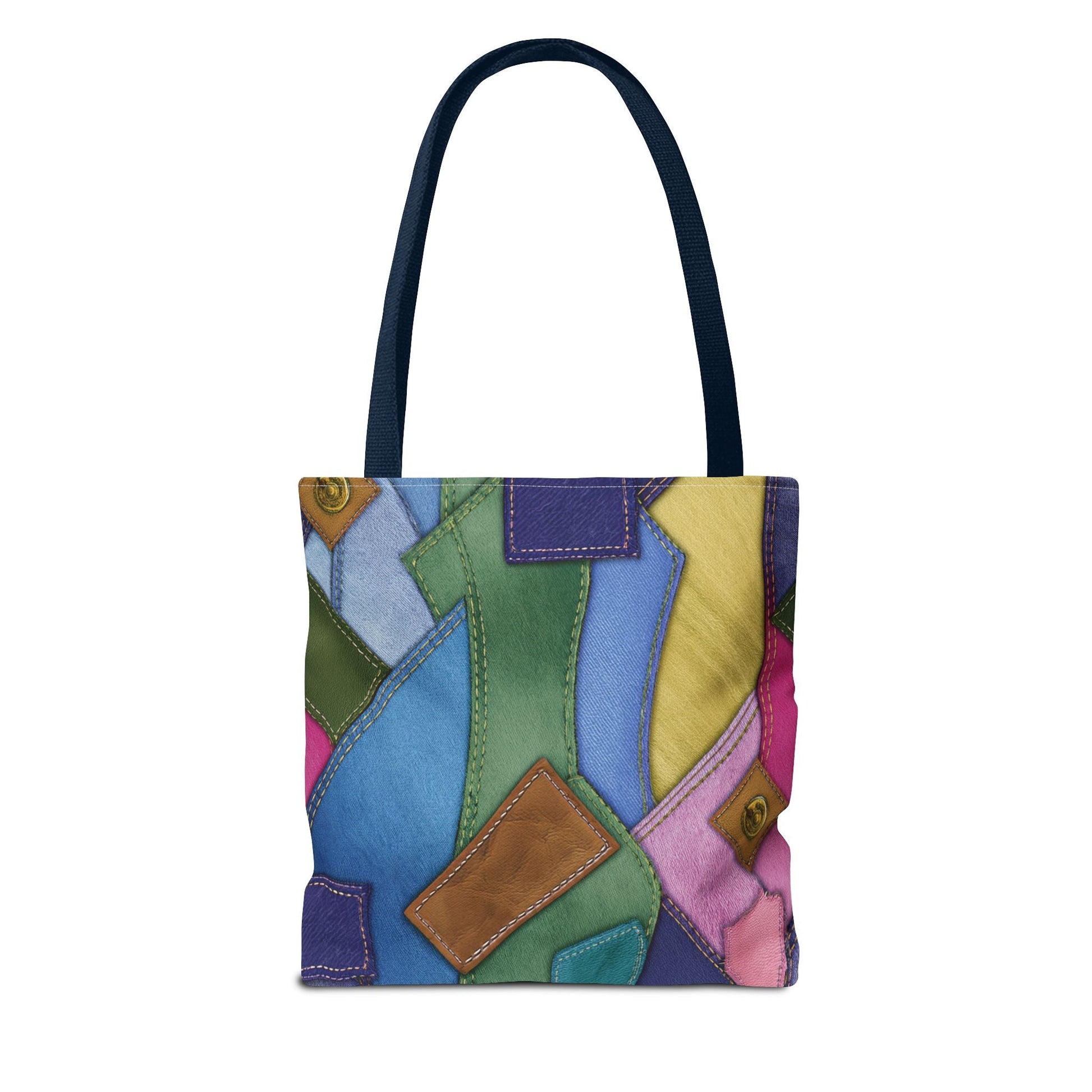 Denim Canvas Bag, Tote Bag Denim Printify