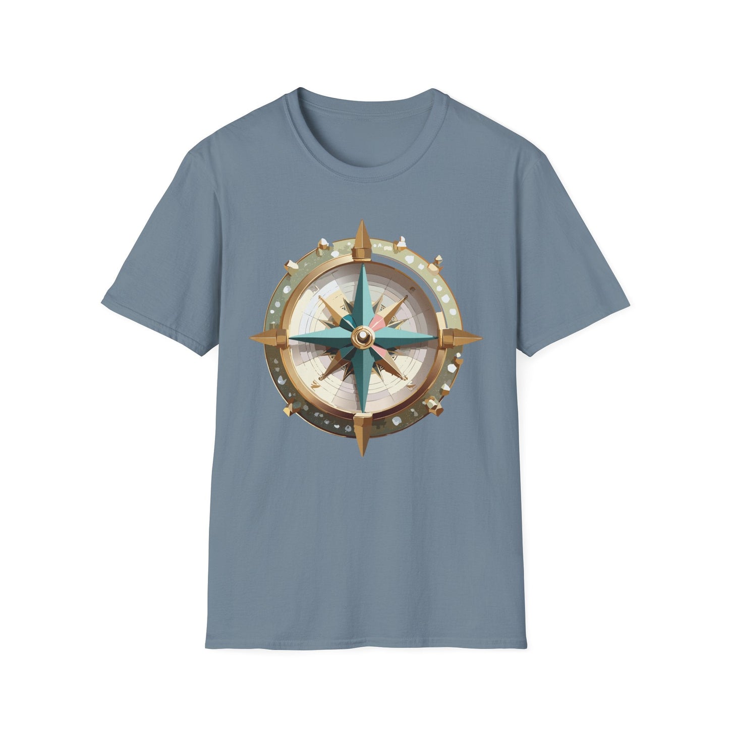 Compass Navigator Graphic Tee Unisex 100 Cotton 1